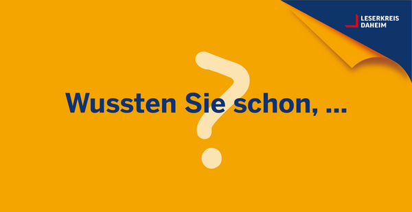 Wussten Sie schon, dass auch unsere Zweitleser:innen stets einwandfreie Zeitschriften erhalten?