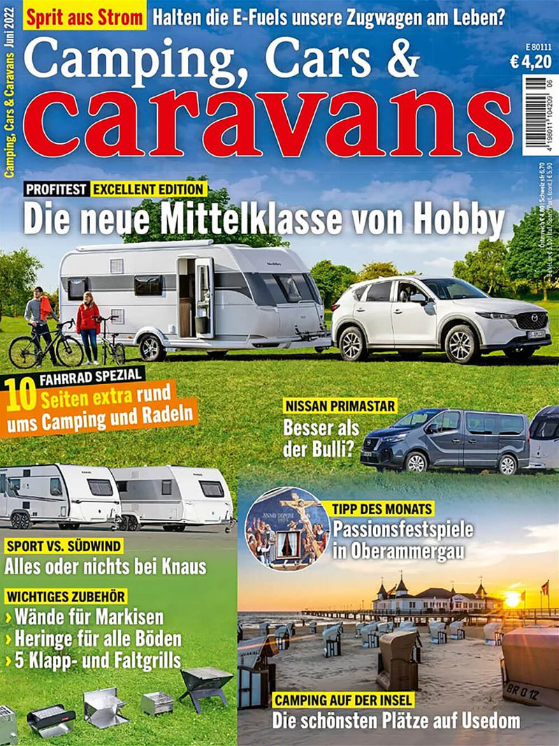 Zeitschrift des Monats... CAMPING, CARS UND CARAVANS