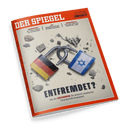 Titelblatt der Zeitschrift „DER SPIEGEL“, Ausgabe Nr. 21/18.5.2025, mit rotem Rahmen; zentrales Motiv sind zwei ineinandergehakte Vorhängeschlösser mit den Flaggen von Deutschland und Israel, umgeben von zerbrochenem Beton und einer zerrissenen Kufiya. Haupttitel: „ENTFREMTDET?“ mit Unterzeile „Wie der GAZAKRIEG die deutsch-israelische Freundschaft strapaziert“. Weitere Themen: Hohenzollern, AfD und China-Connection sowie Hamburger SV.