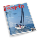 Titelbild der Zeitschrift „segeln“, Mai/Juni 2025, mit Foto einer weißen Segelyacht mit schwarzem Segel auf offenem Meer; drei Personen in dunkler Kleidung an Deck, sichtbar rotes Segelboot-Detail und norwegische Flagge am Heck. Text auf dem Cover u. a.: „TOP YACHT AWARD 2025“, „MITTELMEER-REISE: Griechenland“, „NIEDERLANDE, NORDSEE, OSTSEE: GROSSER TÖRN MIT KLEINEM BOOT“.