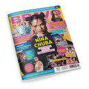 Titelbild der Zeitschrift „BRAVO“, Ausgabe 02, zeigt eine junge Frau mit geflochtenen Zöpfen und auffälligem Schmuck mittig, darüber der Schriftzug „NINA CHUBA“ in Gelb und darunter in pink-weißer Sprechblase „ICH HAB’S TOTAL ÜBERTRIEBEN“; weitere Textelemente: „Die drei ??? rocken das Kino!“, „Richtig verhüten“, „Poster-Alarm“, „9 Star-Poster“, „Friends Forever“ sowie Preisangabe €3,80 und mehrere kleinere Porträts von Prominenten auf der rechten und unteren Seite des Covers.