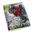 Titelbild der Zeitschrift „PS sport motorrad magazin“, Ausgabe 11/2024; zentral abgebildet ist eine rote Ducati Panigale V4 S, fahrend auf dem Hinterrad, gelenkt von einer gepanzerten, männlichen Person mit schwarzem Helm und blauer Motorradkleidung; Schlagzeile: „Ducatis neue Ära: Panigale V4 S im ersten Test“; weitere Texte: „40 Jahre Kawasaki Ninja“, „Yamaha R6“, „TVS Apache RR“, „Zero SR/S“, „Yamaha R9“ und „charismatische Rohrkrepierer von Buell“.