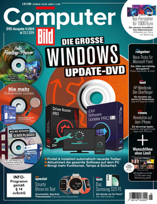Computer Bild mit DVD